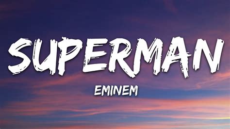 eminem lyrics superman